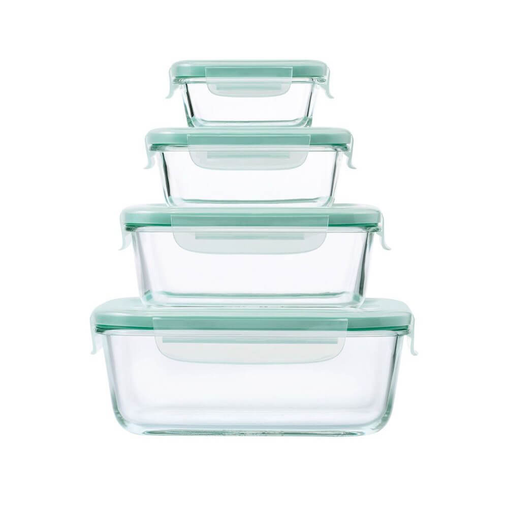 Oxo Good Grips Smart Seal Glass Container (4pcs)