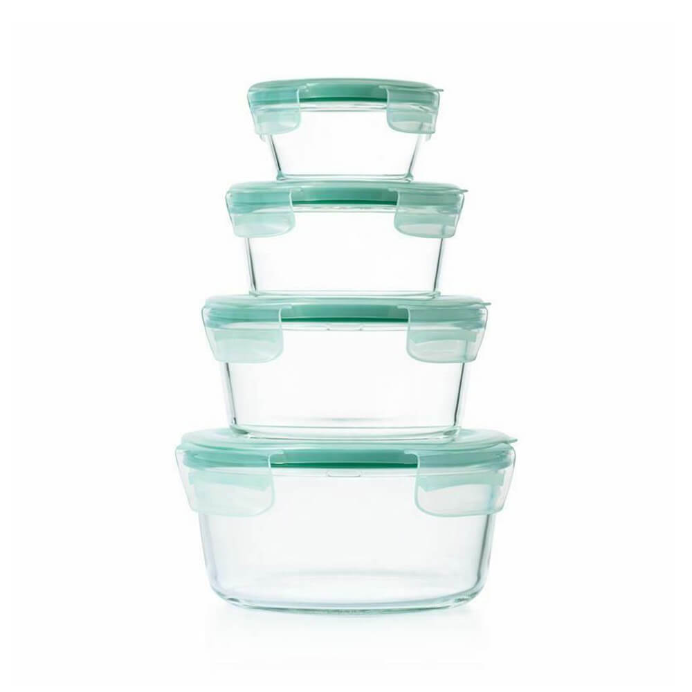 Oxo Good Chwyt Smart Seal Glass Container (4PCS)