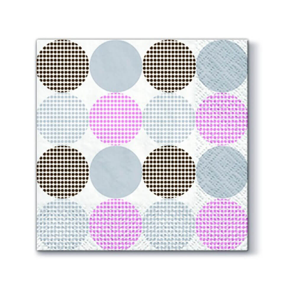 Paw Dots Lunch Napkin 33cm (20 pk)