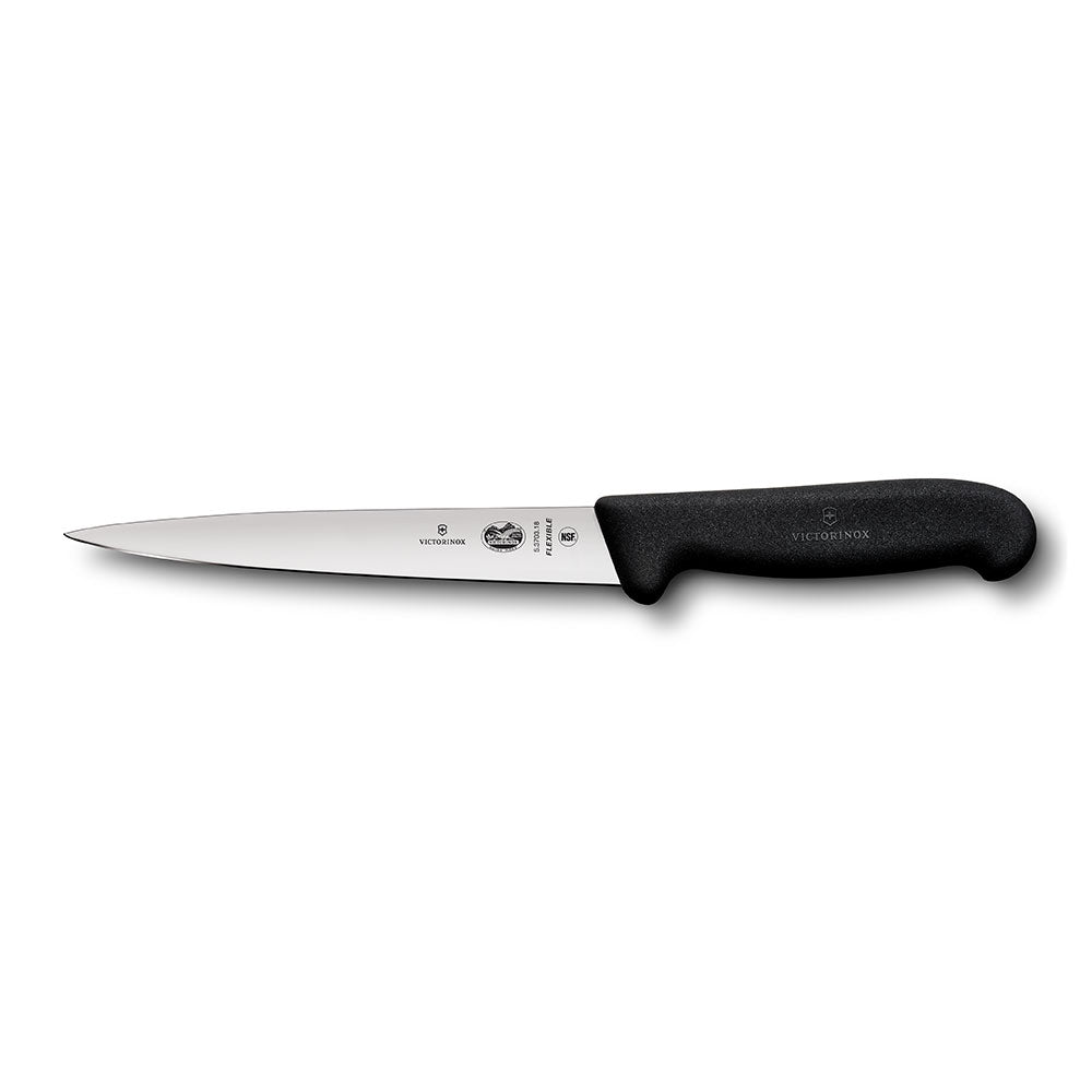 Fibrox Flexible Blade Filleting Knife (Black)