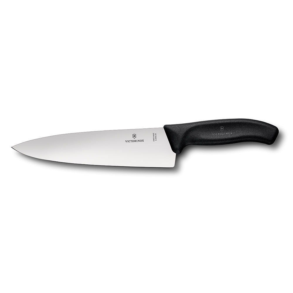 Extra large Blade Cook Scarving Couteau 20 cm (noir)