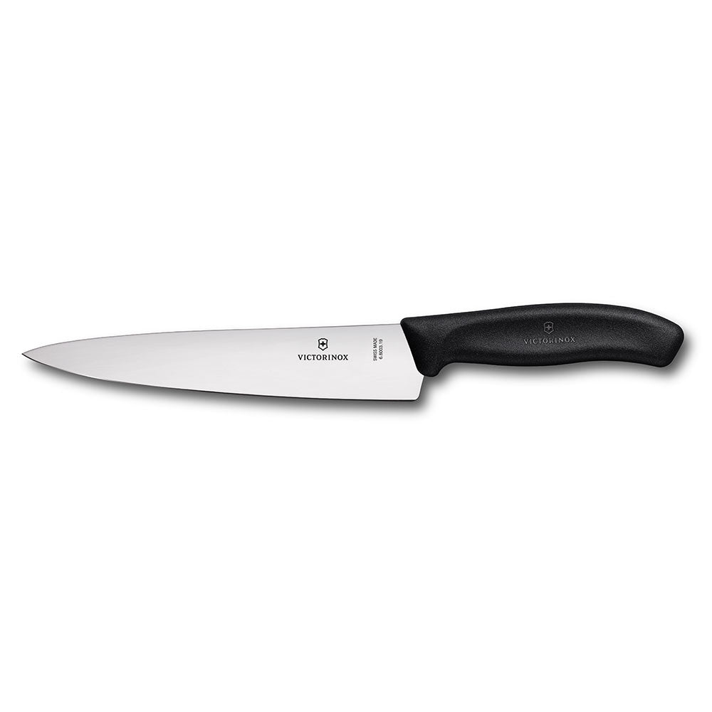 Classic Wide Blade Cook Sharving Knife (sort)