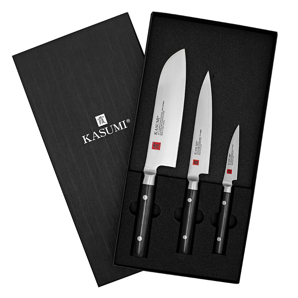 Set di coltelli Kasumi Santoku