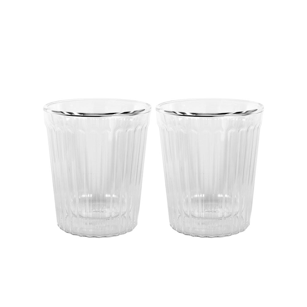 Verre à double paroi Avanti Rigato (ensemble de 2)