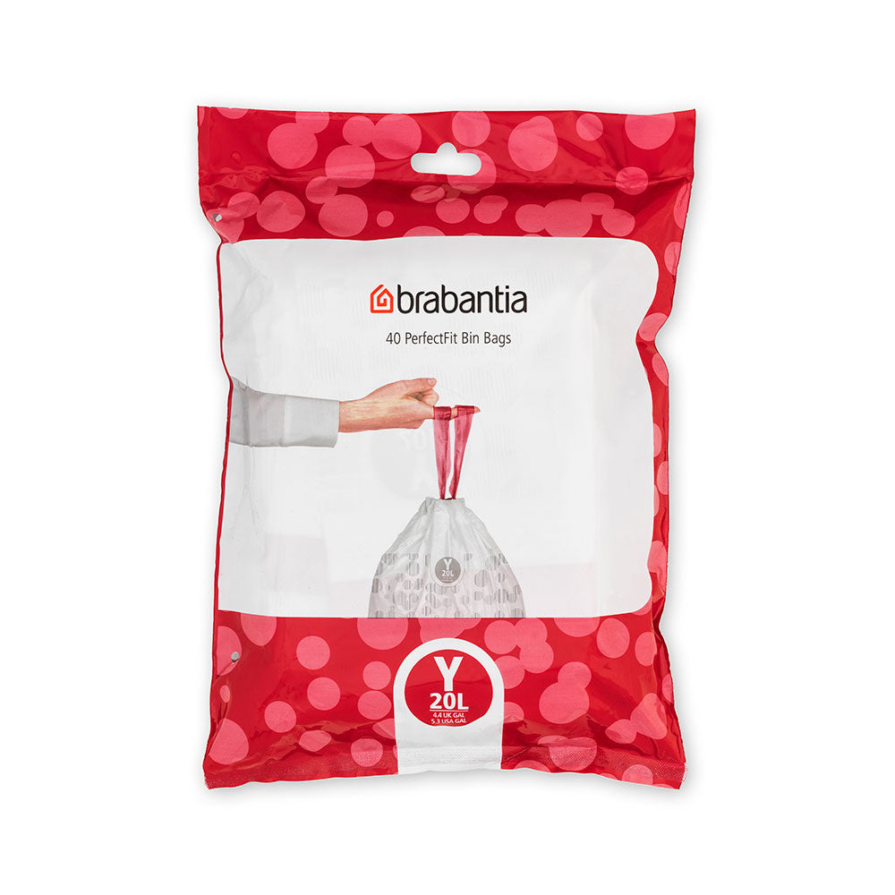 Brabantia PerfectFit Dispenser Pack with 40 Bags