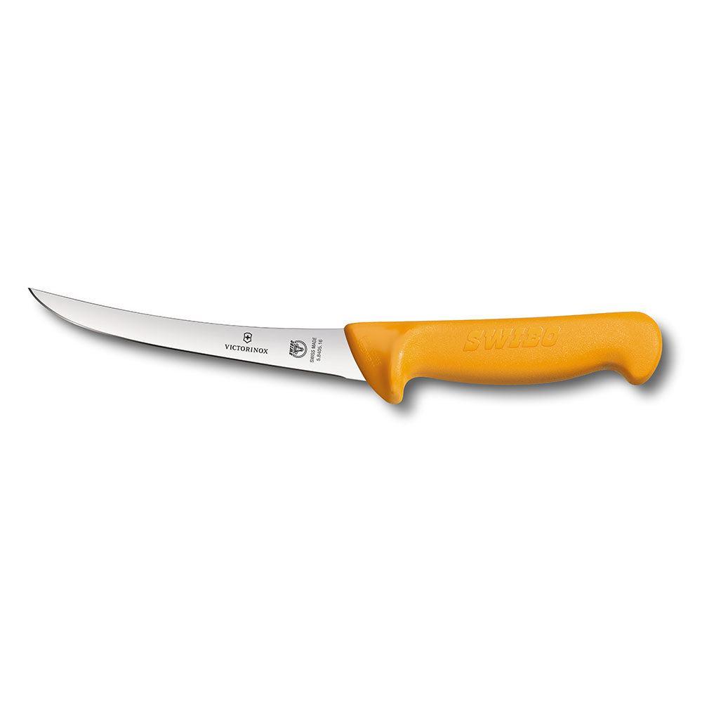 Swibo Curved Blade uitstelmes 13 cm (geel)