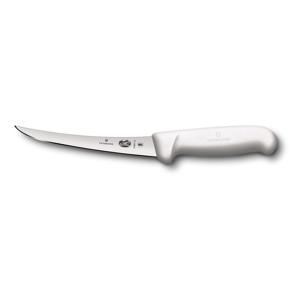 Fibrox Curved Narrow Blade Boning Knife 15cm