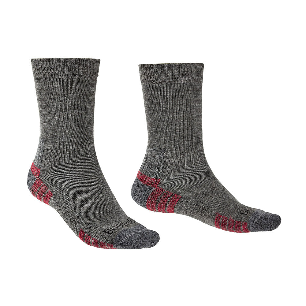 Randonnée des chaussettes de performance mérinos légères (gris)