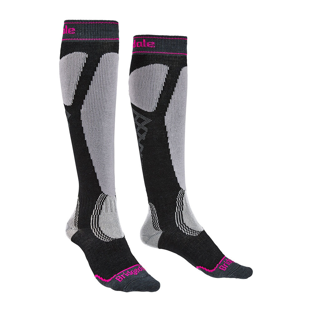 Ski Easy On Merino Performance Socken (Graphit/Lila)