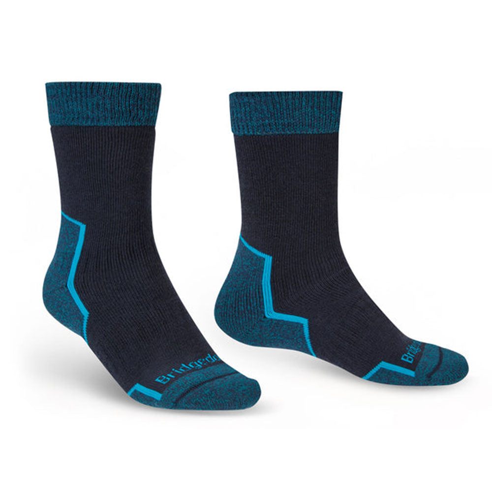 Expédition Chaussettes de confort mérinos lourd (marine)