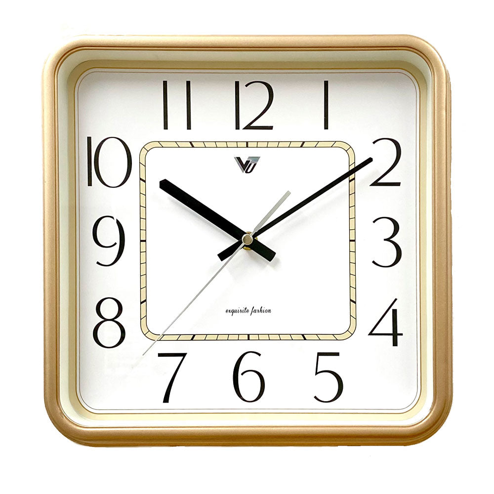 Reloj de pared cuadrada premium