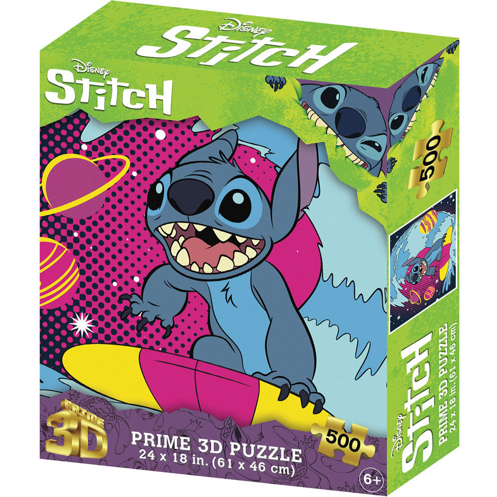 Prime 3D Disney Stitch 500-Piece 3D-puslespil