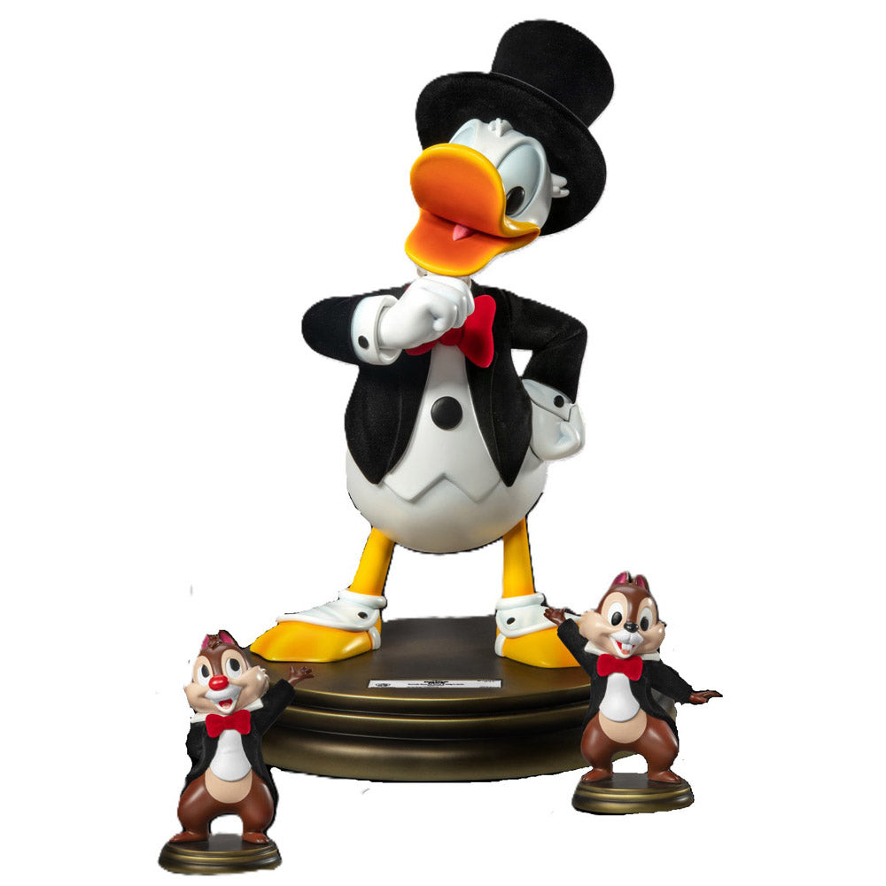 BK Master Craft Tuxedo Donald Duck with Chip'n Dale Figure