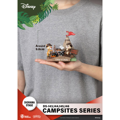 BK D Stage Campsites Series Goofy & Donald Duck Figure