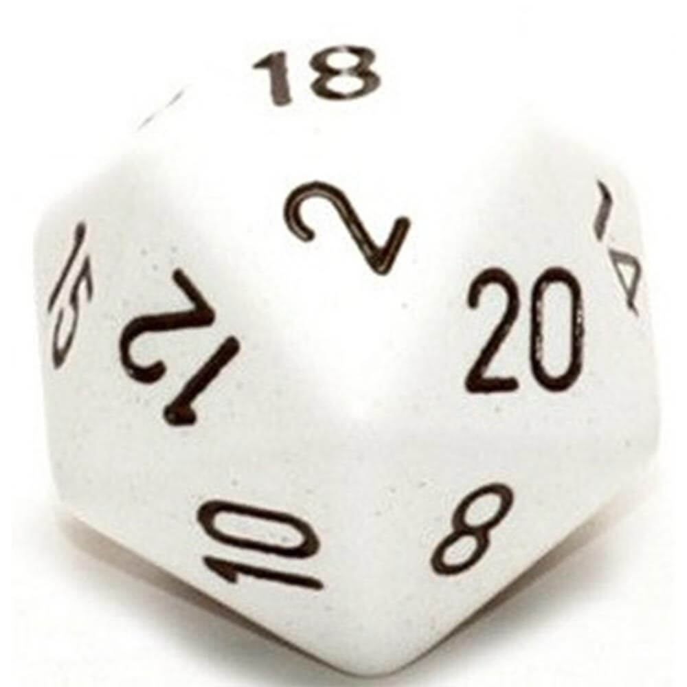 DICE D20 OPAQUE (34MM)