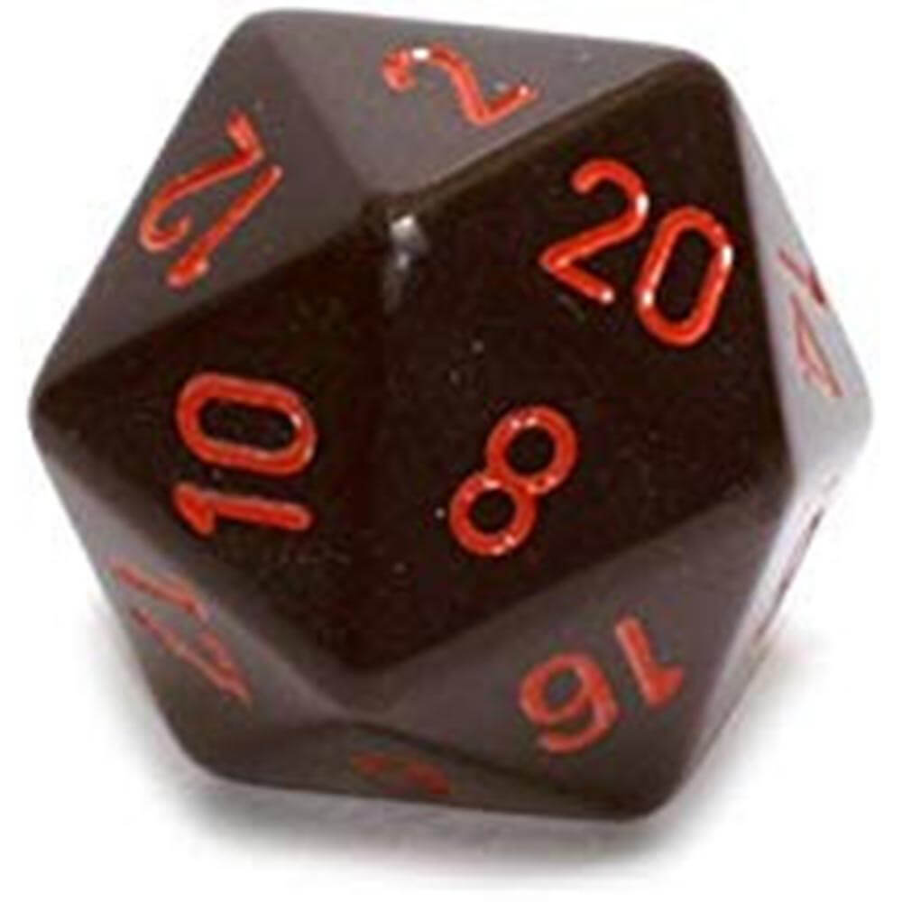 D20 dadi opachi (34 mm)