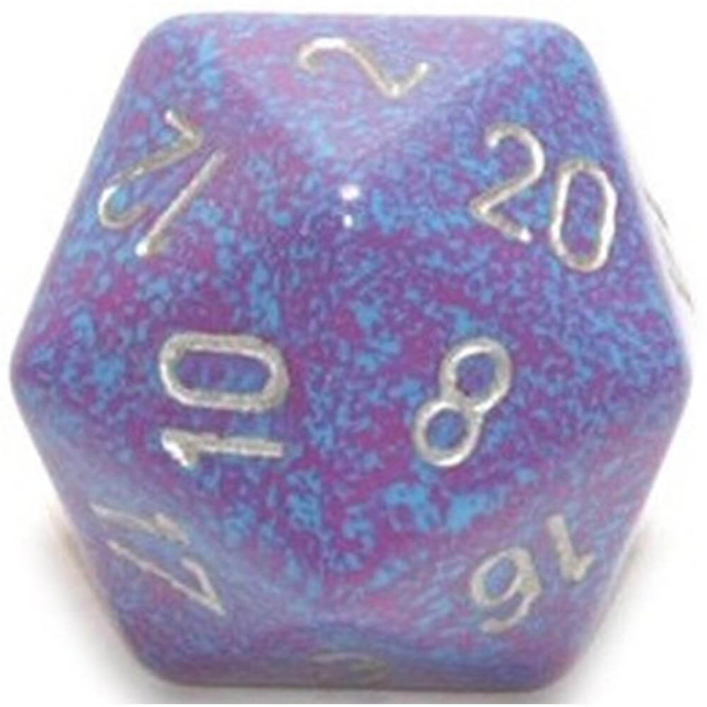 D20 terninger plettet (34 mm)