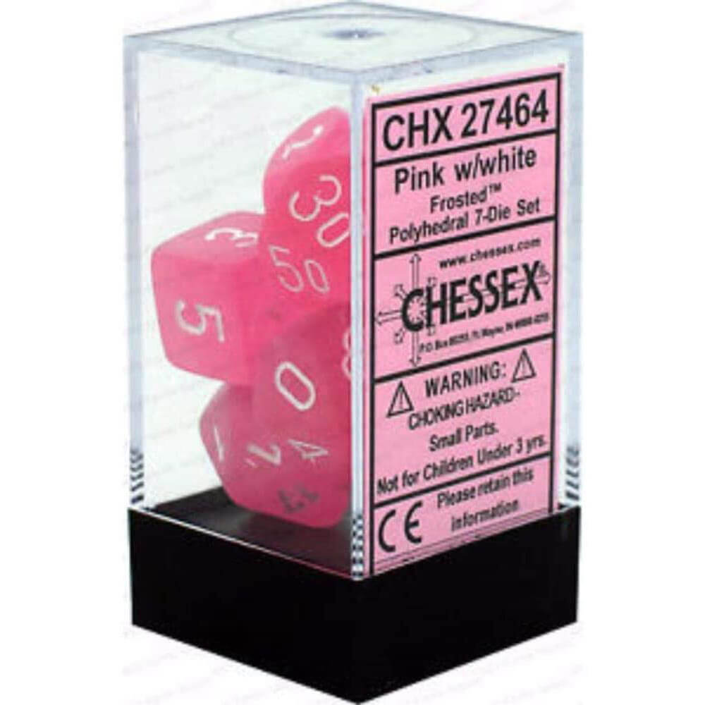 D7 DI Set Dice Grosted Poly (7 dés)