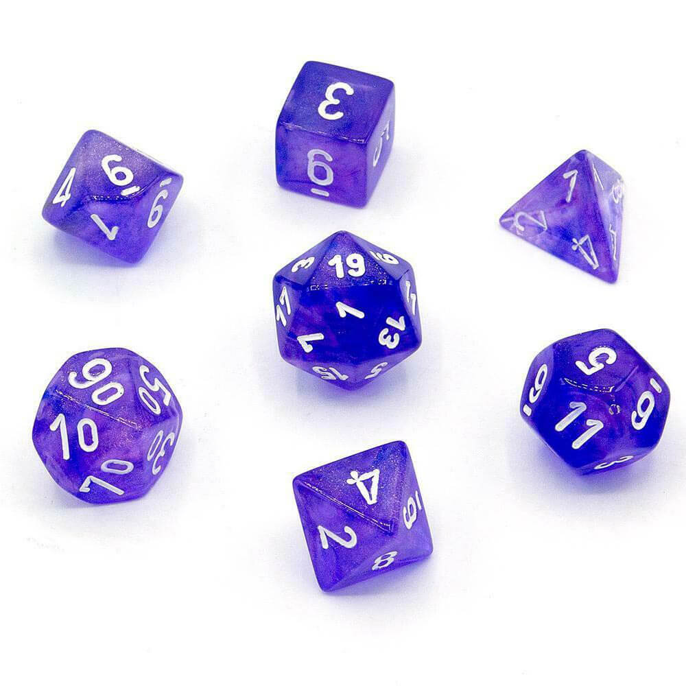 D7 Die Set Dice Borealis poly (7 dés)