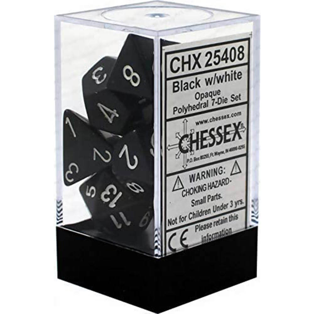 D7 DI SET DICE OPAQUE POLYH (7 dés)