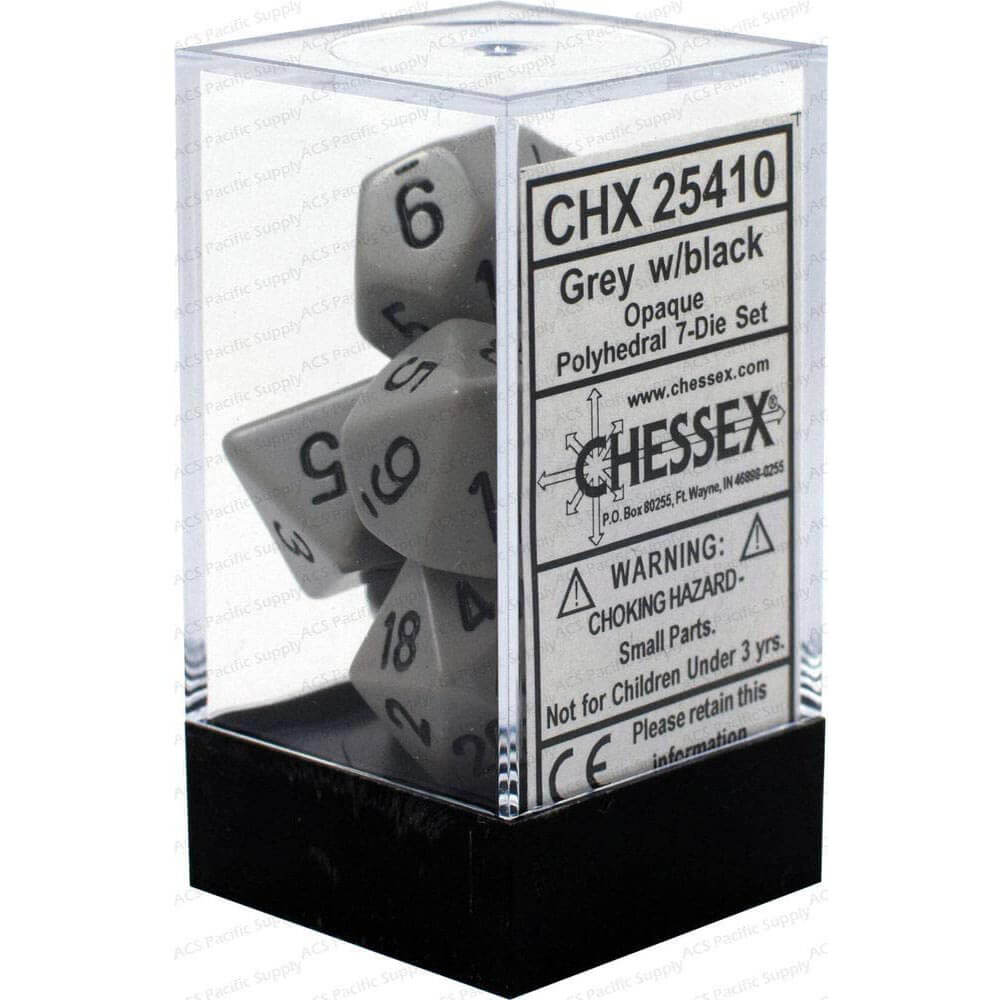 D7 Die Set Dice Opaque Polyh (7 Dice)