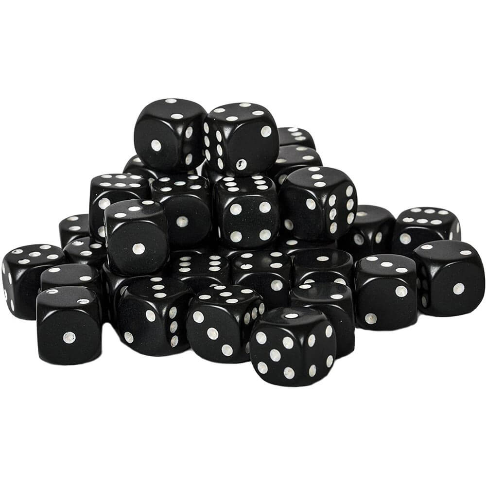 D6 Dice Opaque 12 mm (36 dés)