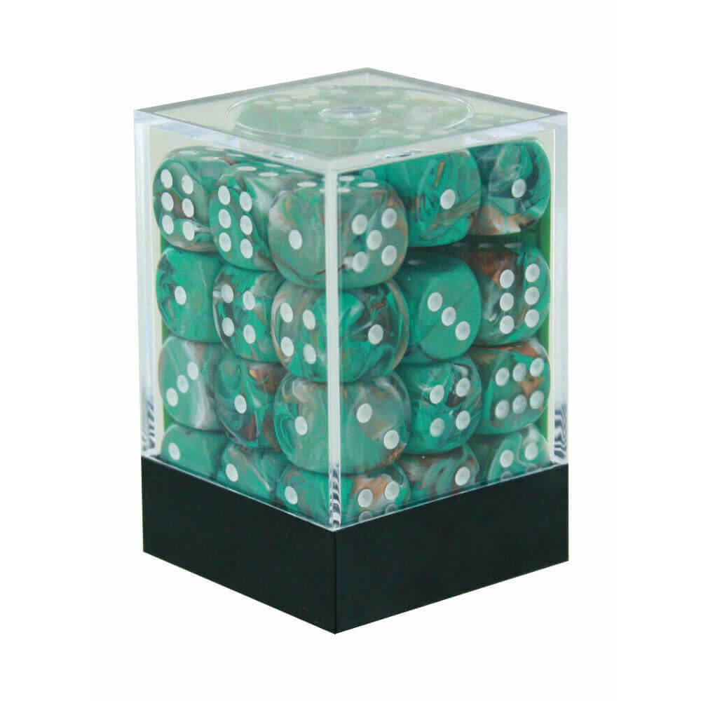 D6 Dice Marble 12 mm (36 dés)