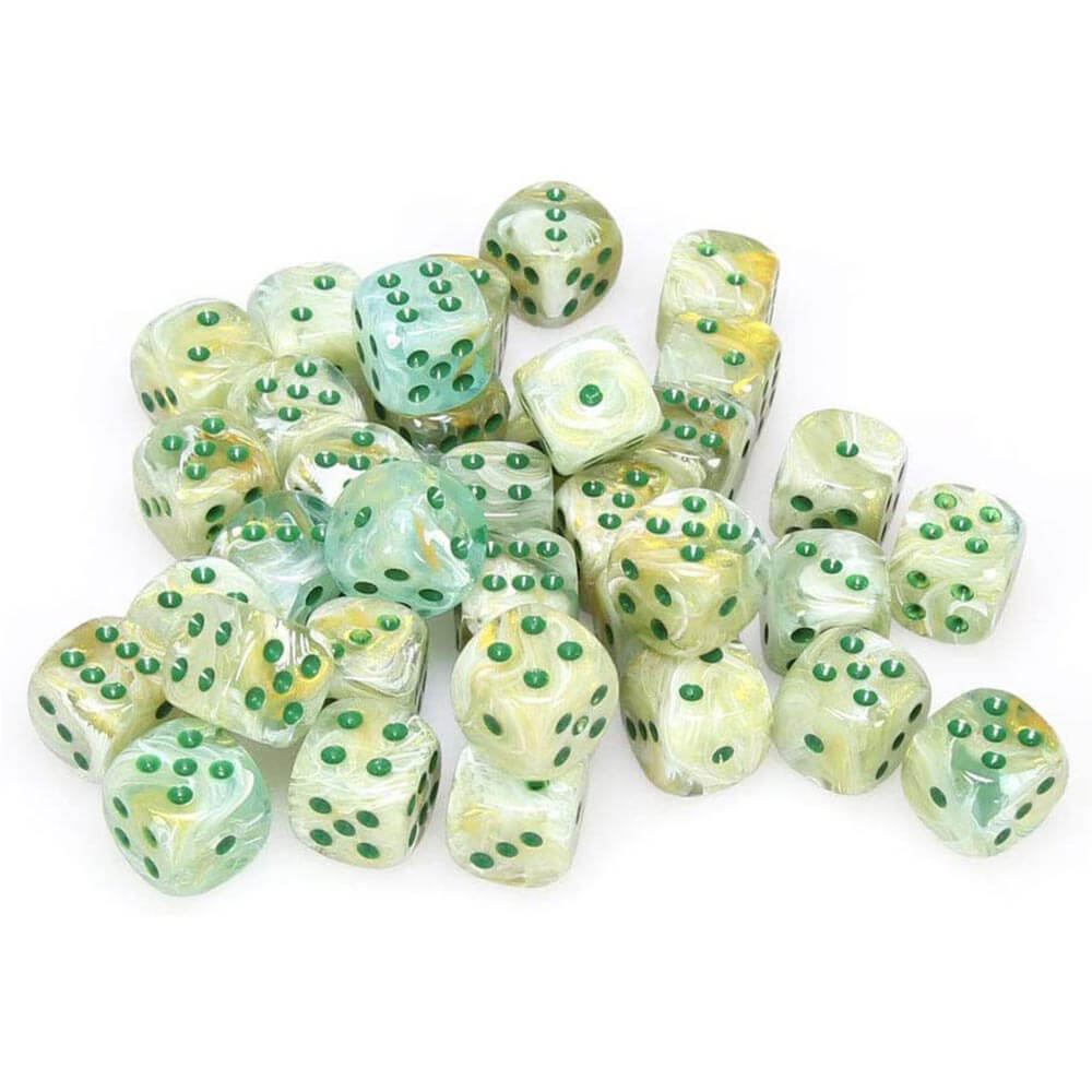 D6 Dice Marble 12 mm (36 dés)