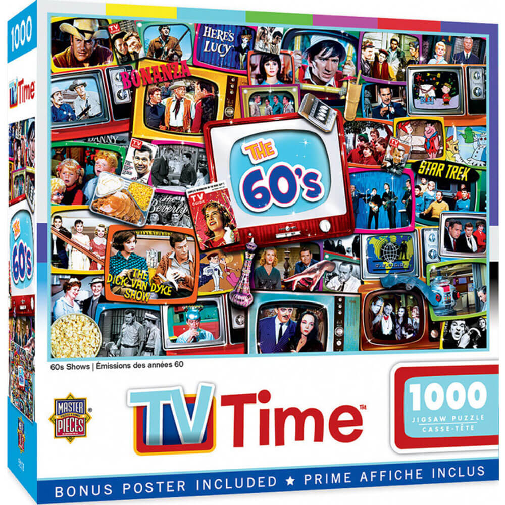 Masterpieces TV Time Shows 1000pc rompecabezas