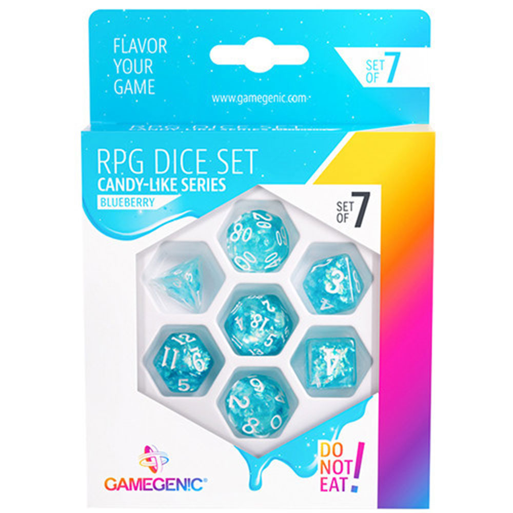 Set di dadi RPG Serie Serie Candy GameGenic Set 7pcs