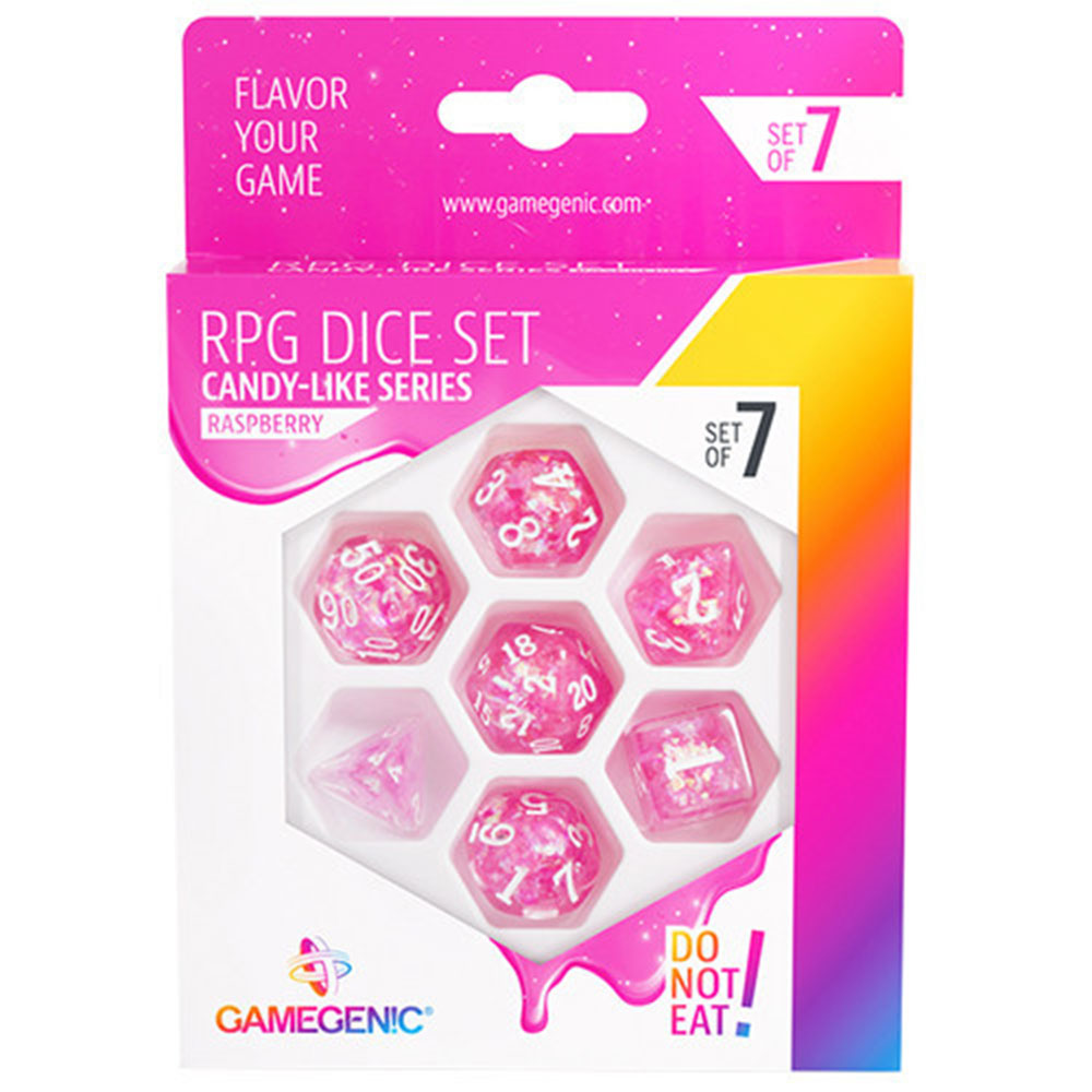 Set di dadi RPG Serie Serie Candy GameGenic Set 7pcs