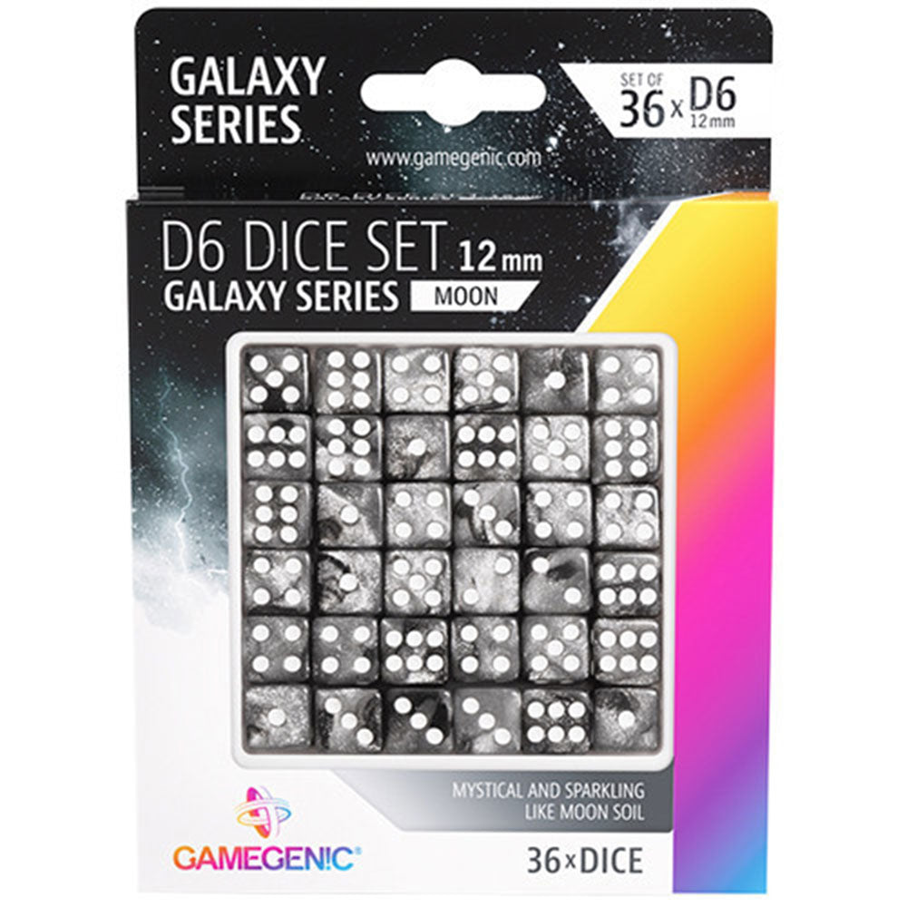 Gamegenic Galaxy Series D6 Dice Set 12mm (36st)