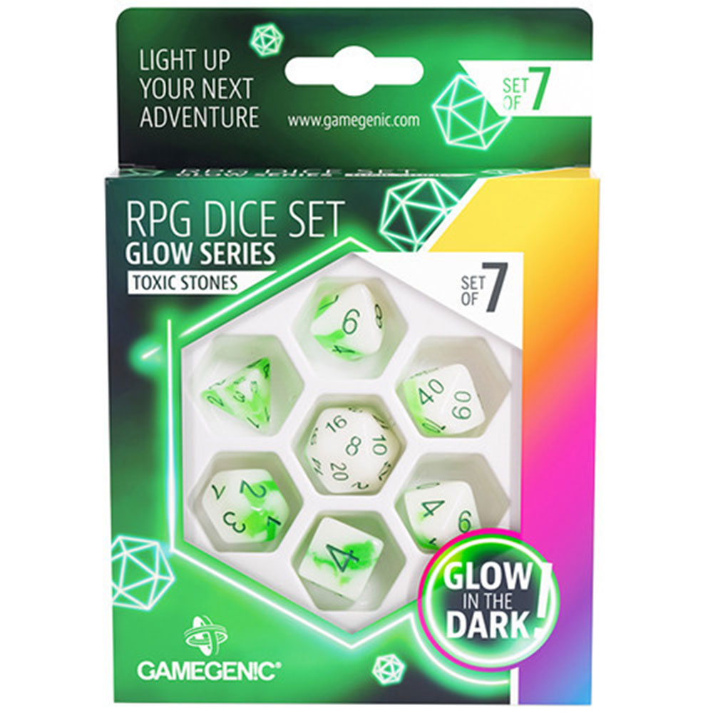 GameGenic Glow Series RPG Zestaw 7pcs