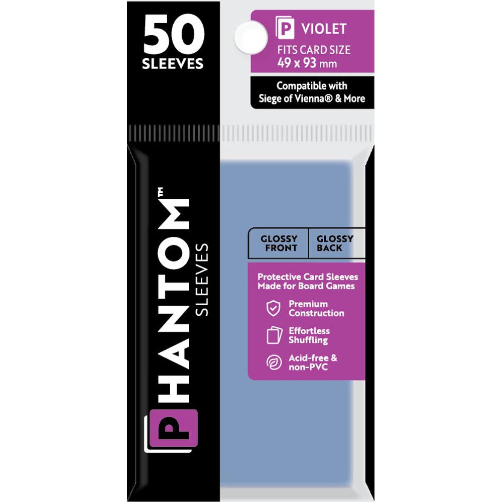 Violet Phantom Sheeves 50 stcs (49x93mm)