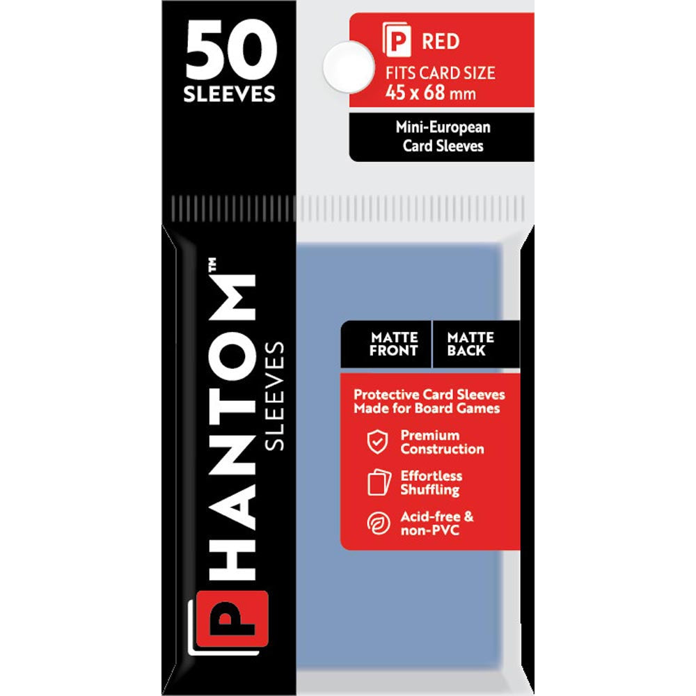 Red Phantom Sleeves 50stcs (45x68mm)