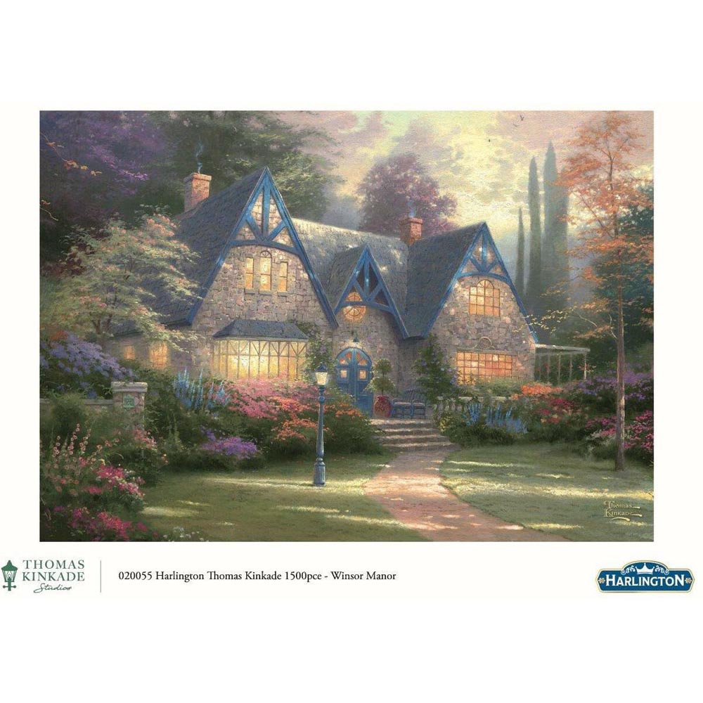 Harlington Thomas Kinkade Winsor Manor Puzzle 1500pcs