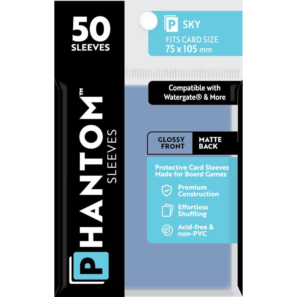 Sky Phantom Rleeves 50pcs (75x105 mm)