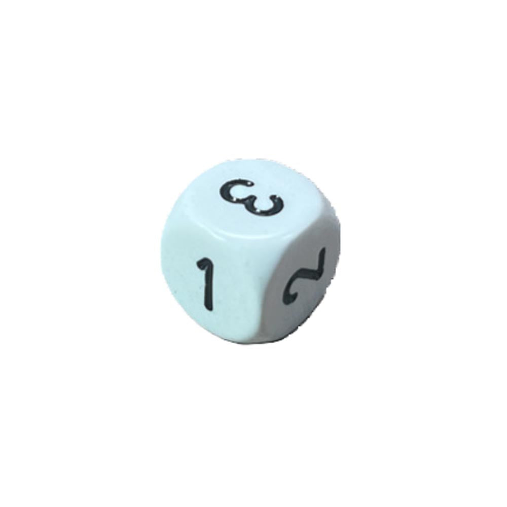 Chessex D3 Opaque Dice 16mm (D6 W/ 1-3 två gånger)