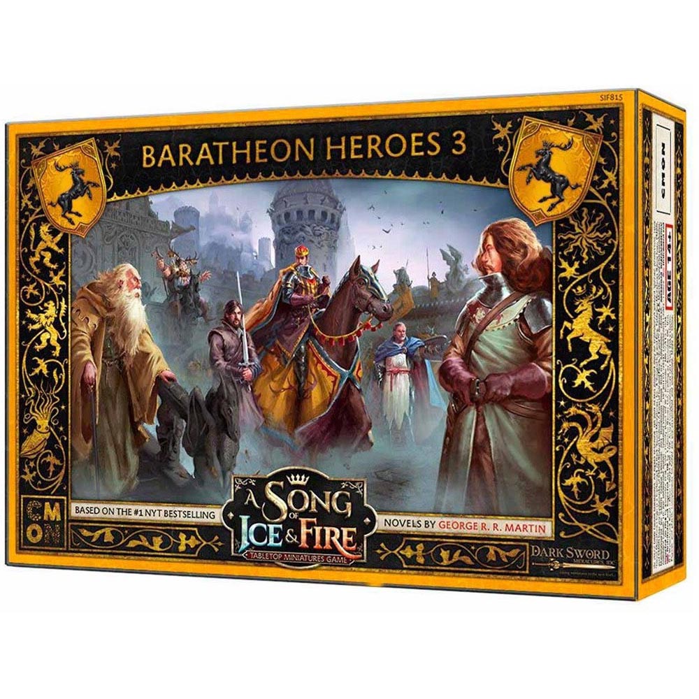 En Song of Ice and Fire Tmg Baratheon Heroes Miniature