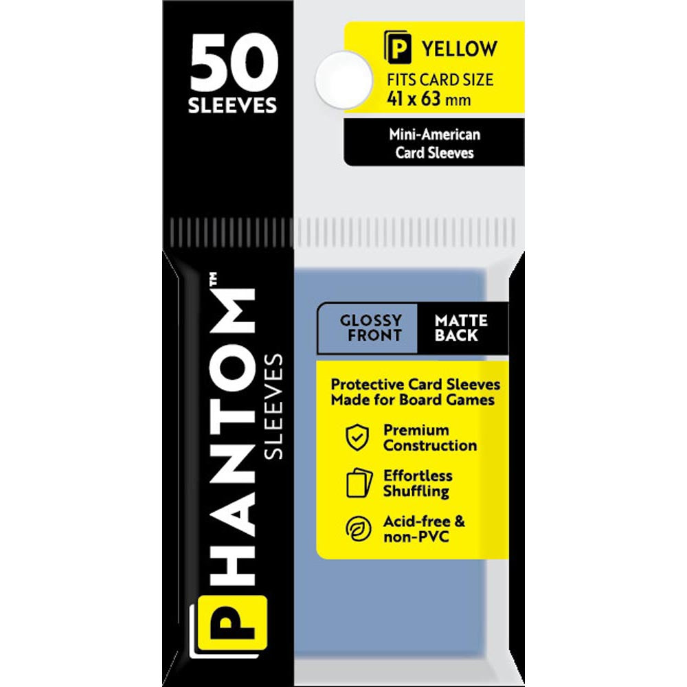 Mangas Phantom Yellow 50pcs (41x63mm)