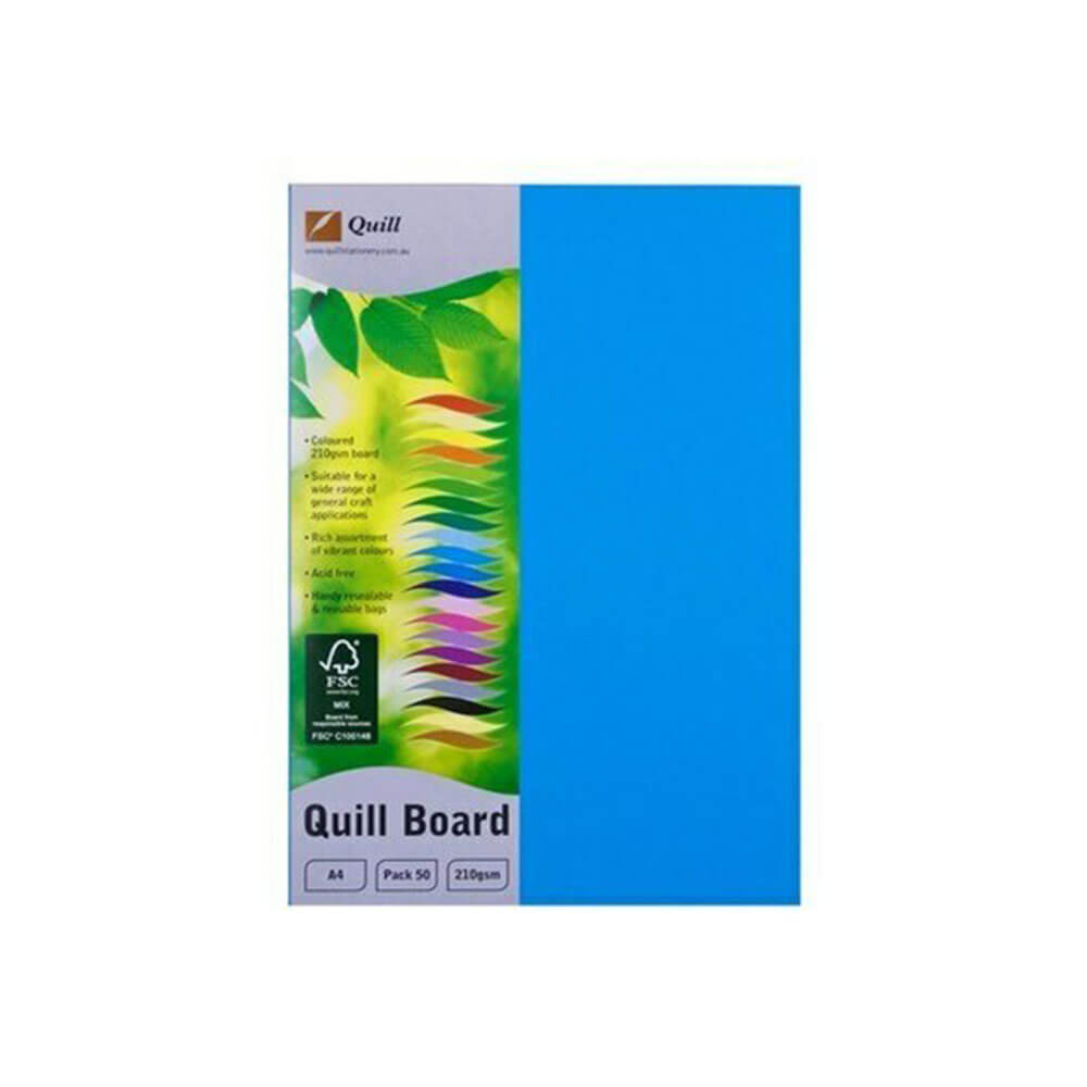 Cardboard A4 (50pk) Quill A4 (50pk)