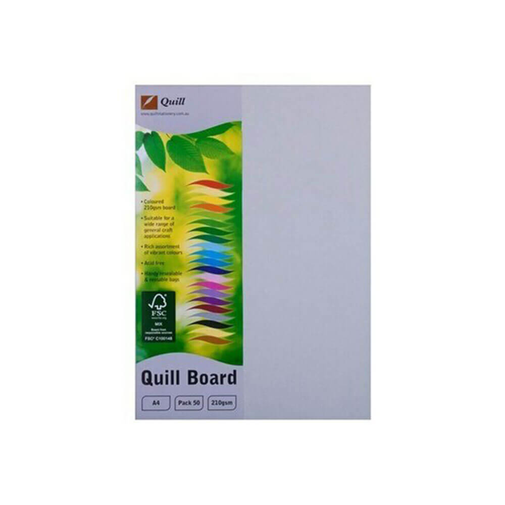 Quill Cardboard A4 (50 pk)