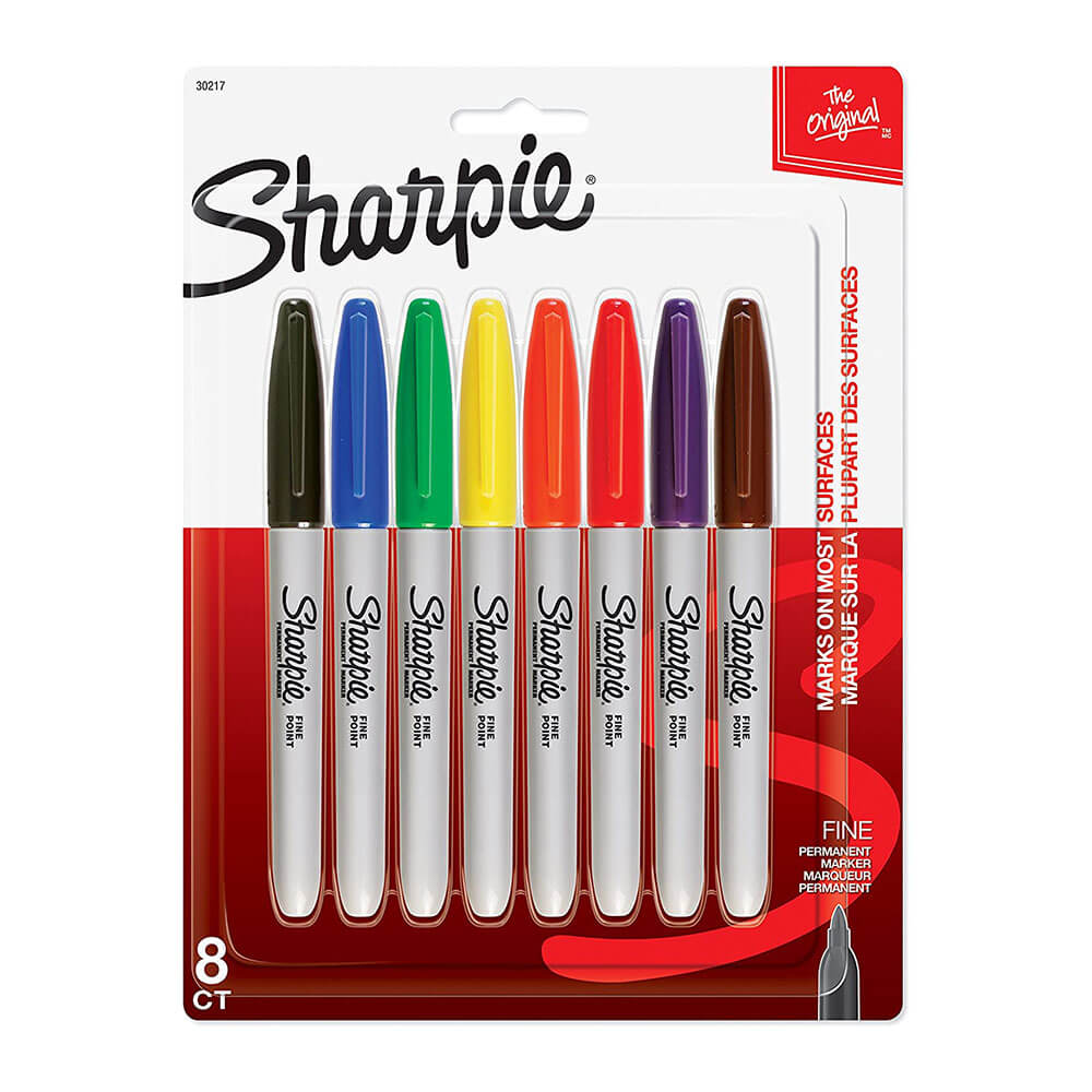  Sharpie Fine Permanent Marker sortiert