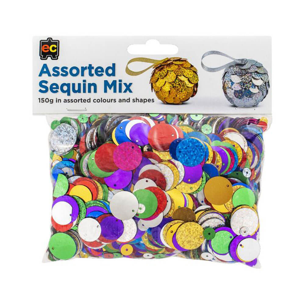 EC Sequins en relief 150g assortiment