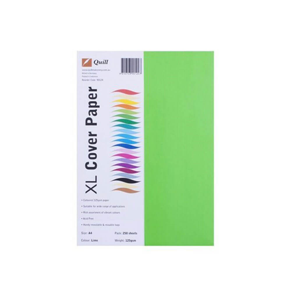 Papier pokrywy piórek A4 125GSM (250pk)