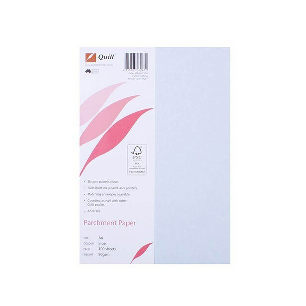 Papel de pergamino Quill A4 (100pk)