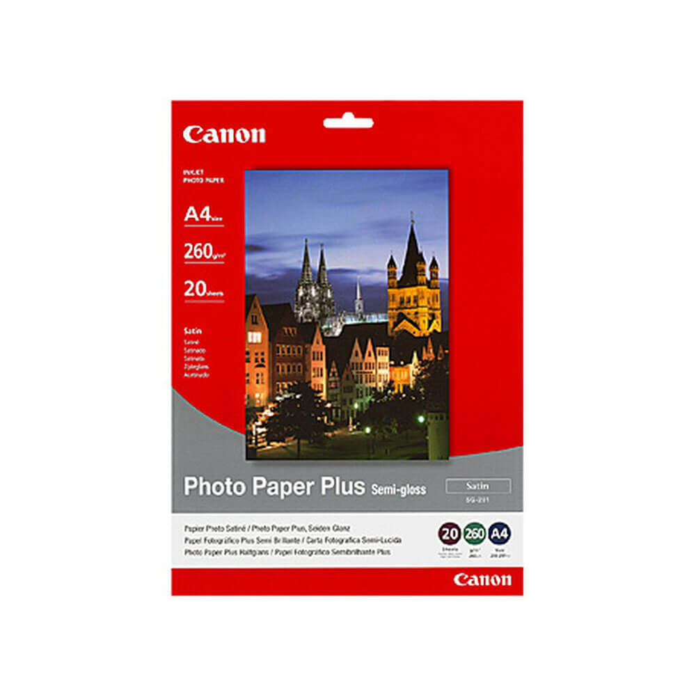 Canon semi -glans foto papir 260gsm 20pk