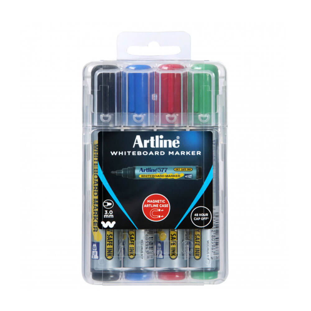 Artline Whiteboard Marker dans un cas dur 2 mm assorti