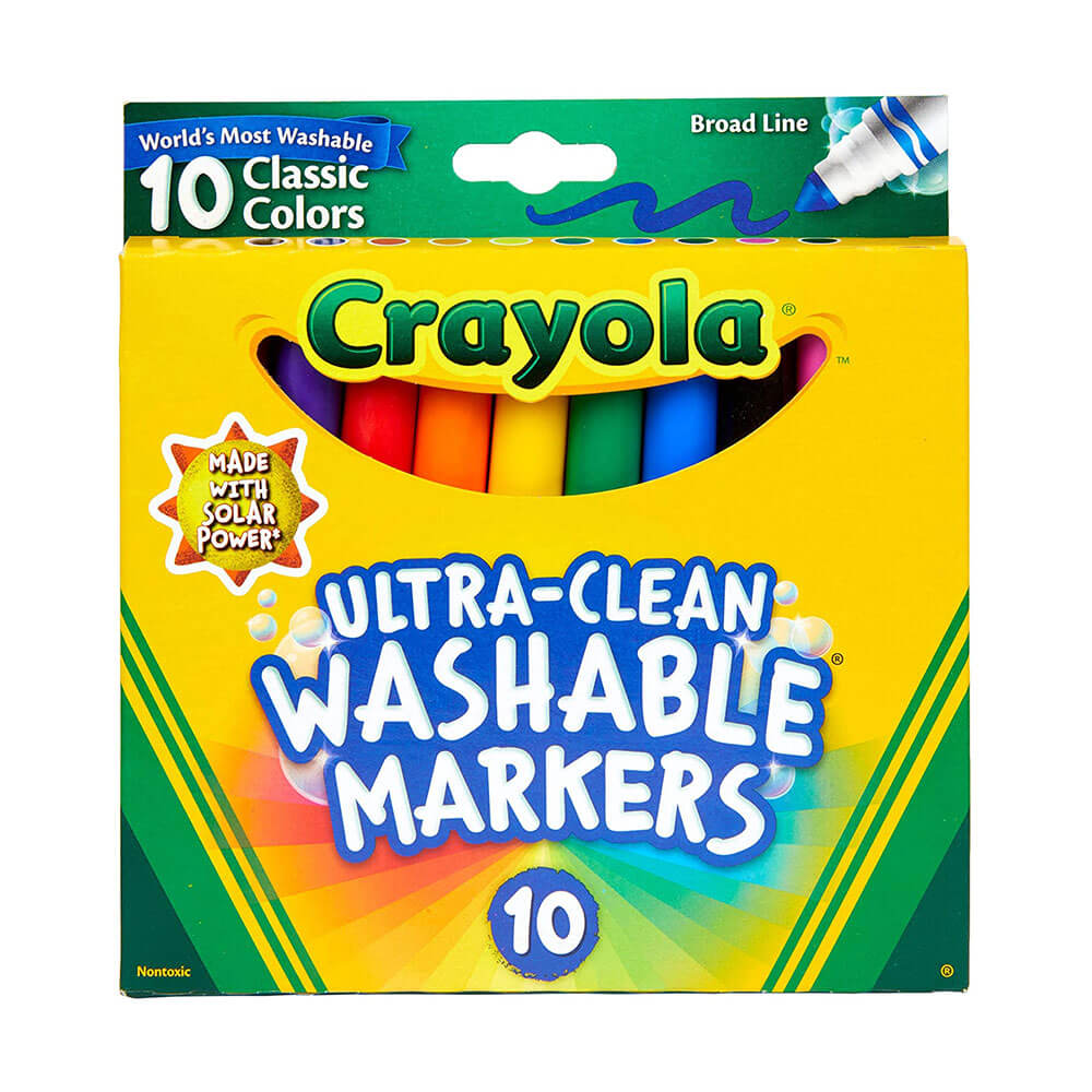 Crayola vaskbar Broadline -markør 10pk