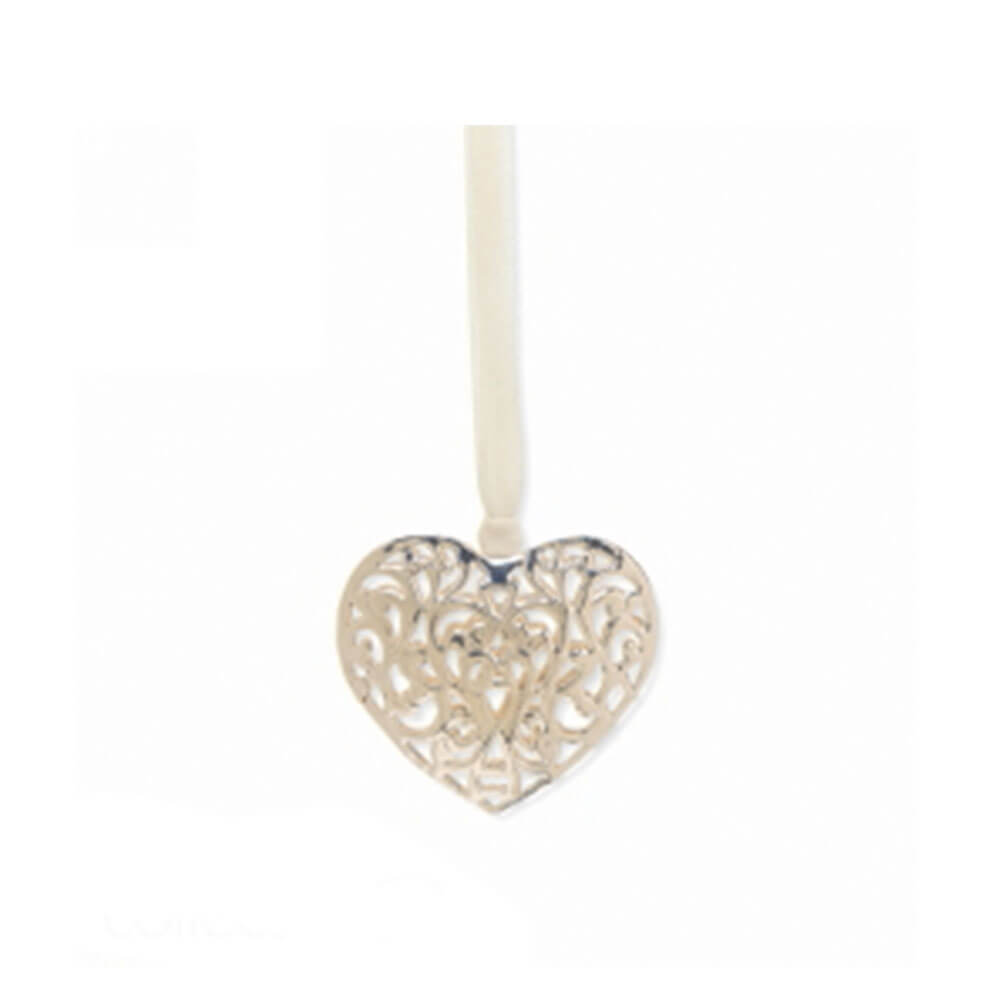 ME Double Sided Heart Pendant Wedding Charm